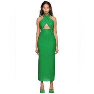Simon Miller Yabba Halter Cutout Dress